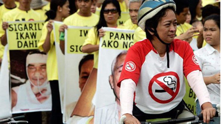 菲律宾反烟人士呼吁实施更严厉的禁烟令
